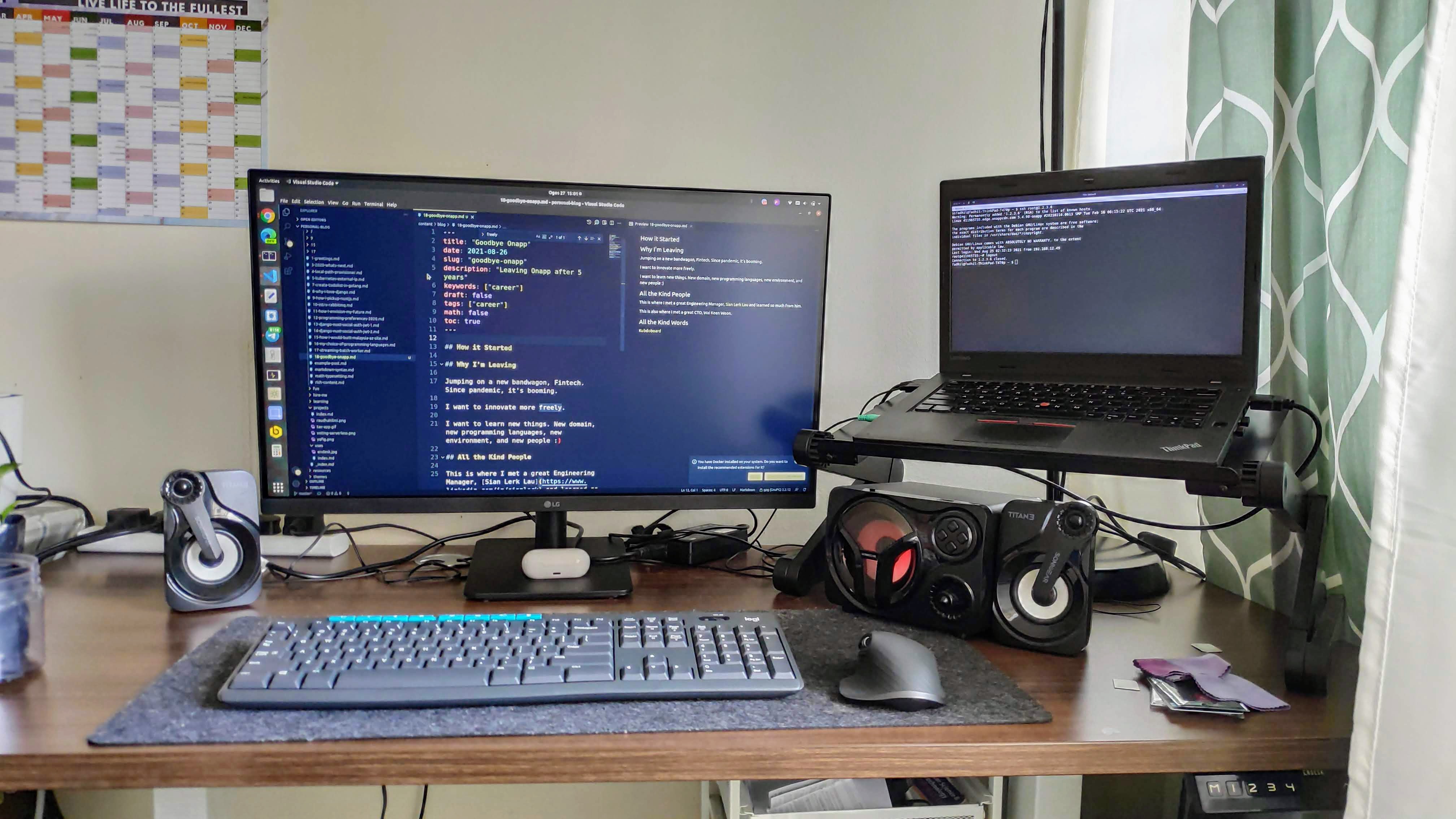 Desk Setup