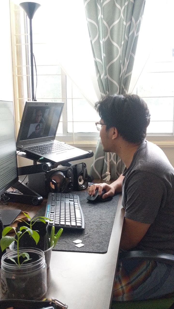 Me using it